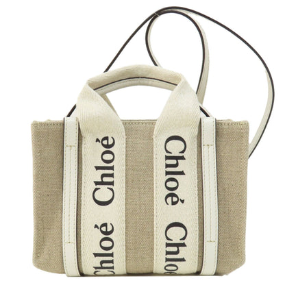 Chlo Chloe Woody Shoulder Bag Canvas