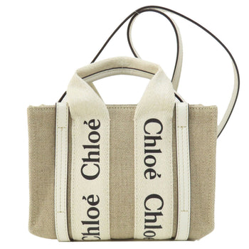 Chlo Chloe Woody Shoulder Bag Canvas