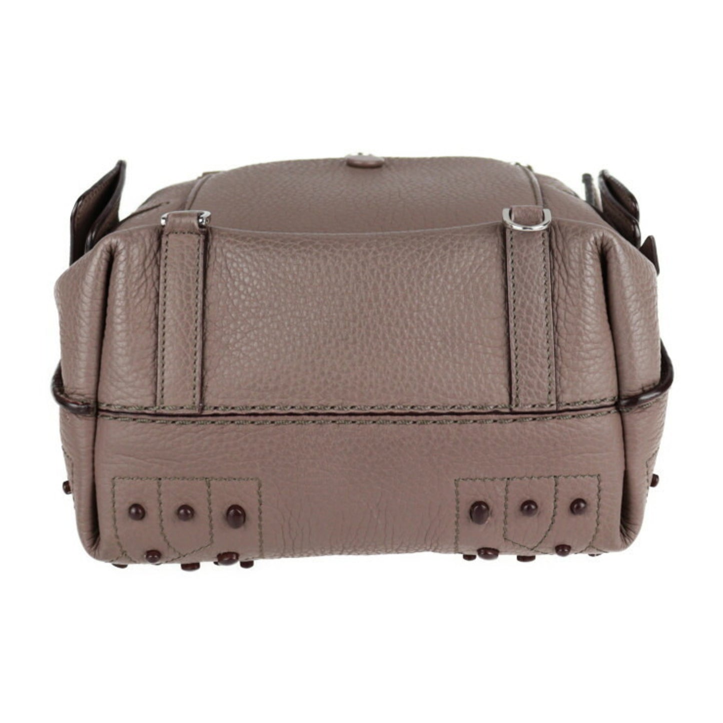 Tod'S Tod'S Wave Line Backpack/Daypack Leather Purple Gray 3Way Mini Backpack Shoulder Bag Handbag