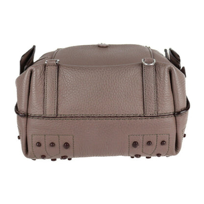 Tod'S Tod'S Wave Line Backpack/Daypack Leather Purple Gray 3Way Mini Backpack Shoulder Bag Handbag
