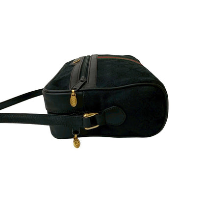 Gucci Old Gucci Sherry Line Gg Logo Metal Canvas