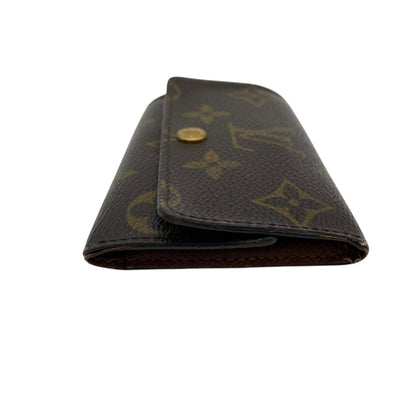 Louis Vuitton 6 Key Holder M62630 Monogram Brown Leather With Gold Hardware