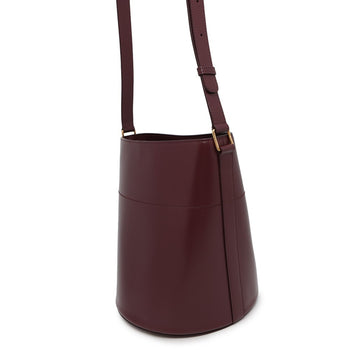 Celine Maillon Triomphe Leather Bucket Bag 193043