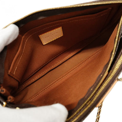 Louis Vuitton Monogram Multipochette Accessoires Shoulder Bag M44813 Brown Khaki
