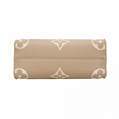 Louis Vuitton Monogram Empreinte Two-Tone On-The-Go Pm Handbag M45779 Tourtrell Creme 2-Way Bag