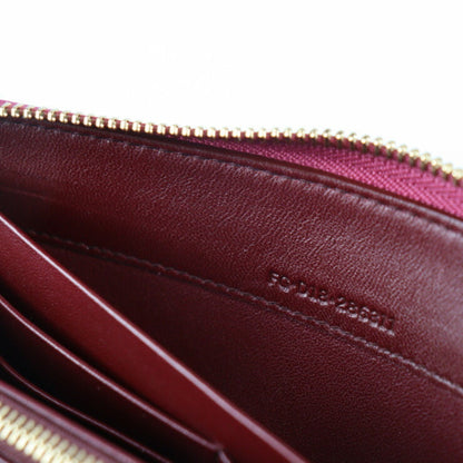 Bvlgari Bulgari Long Wallet 286311 Leather Heather Amethyst Pink Series Gold Hardware Round Zipper