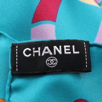 Chanel Coco Mark Silk Scarf For Women