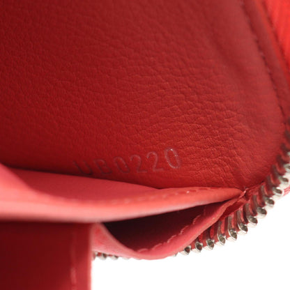 Louis Vuitton Zippy Lockme Taurillon Leather Blossom Round Long Wallet