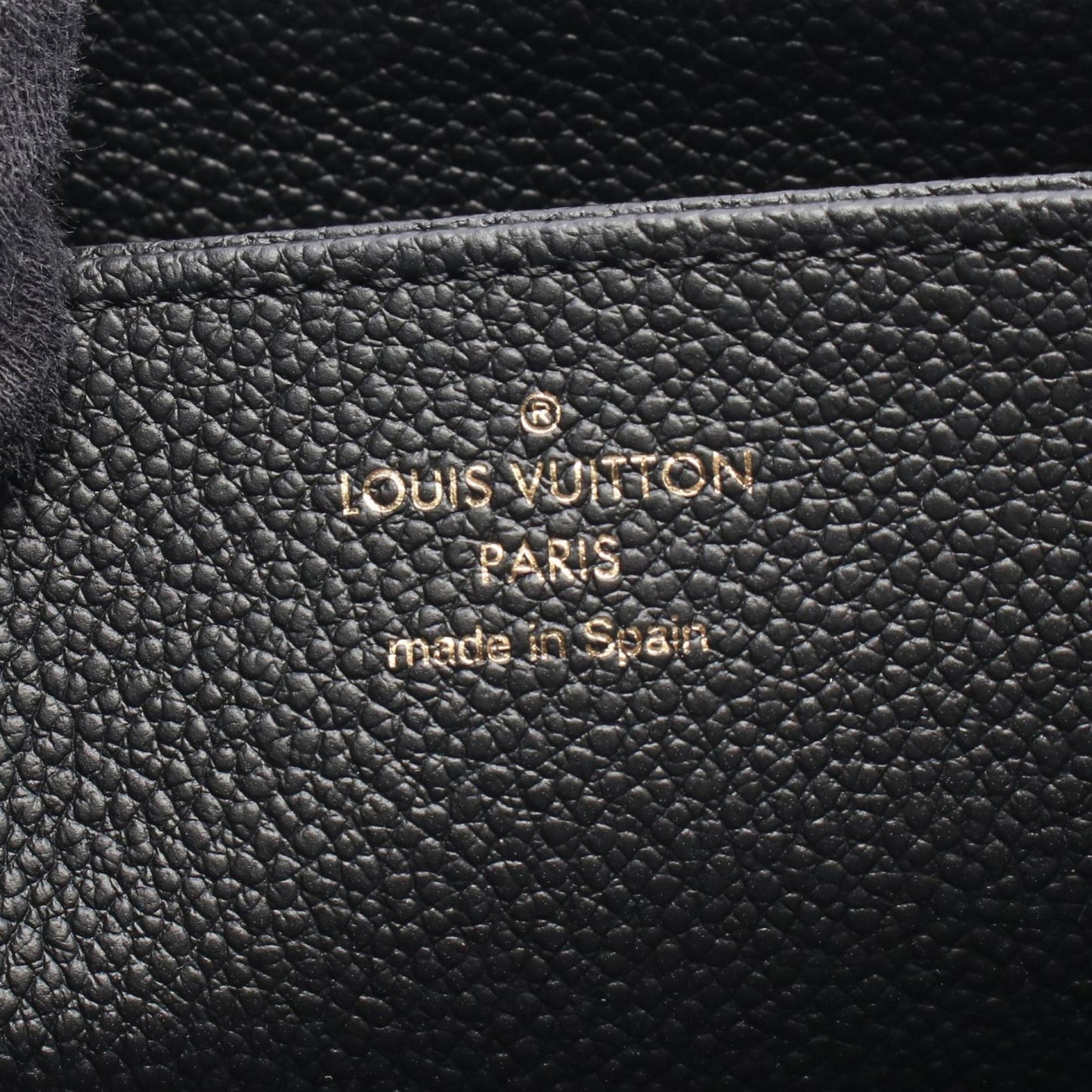 Louis Vuitton Zippy Wallet Monogram Empreinte Noir Round Long Leather