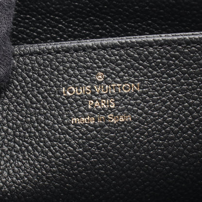 Louis Vuitton Zippy Wallet Monogram Empreinte Noir Round Long Leather