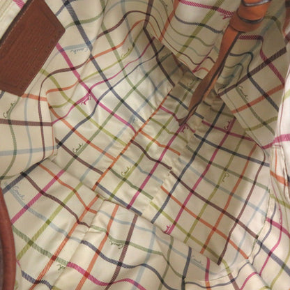 Coach One-Shoulder Leather Brown Shoulder Bag 0681 Coach