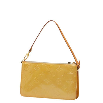 Louis Vuitton Monogram Vernis Lexington Shoulder Bag/Mini Handbag/Pouch M91010 Beige/Yellow Patent