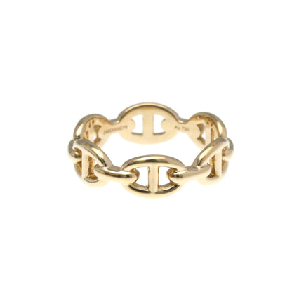 Hermes Chaine D'Ancre Ring Pink Gold (18K) Fashion No Stone Band Ring Pink Gold
