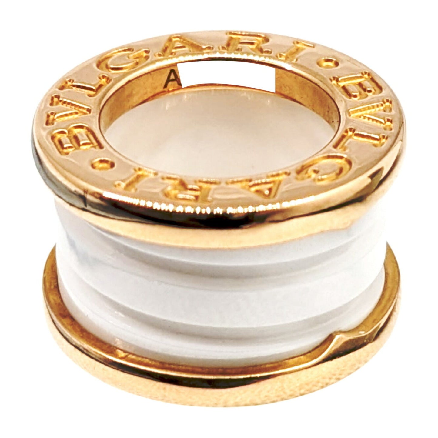 Bvlgari B-Zero 1 Necklace In 18K White Ceramic With 750 K Gold