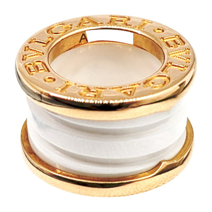 Bvlgari B-Zero 1 Necklace In 18K White Ceramic With 750 K Gold