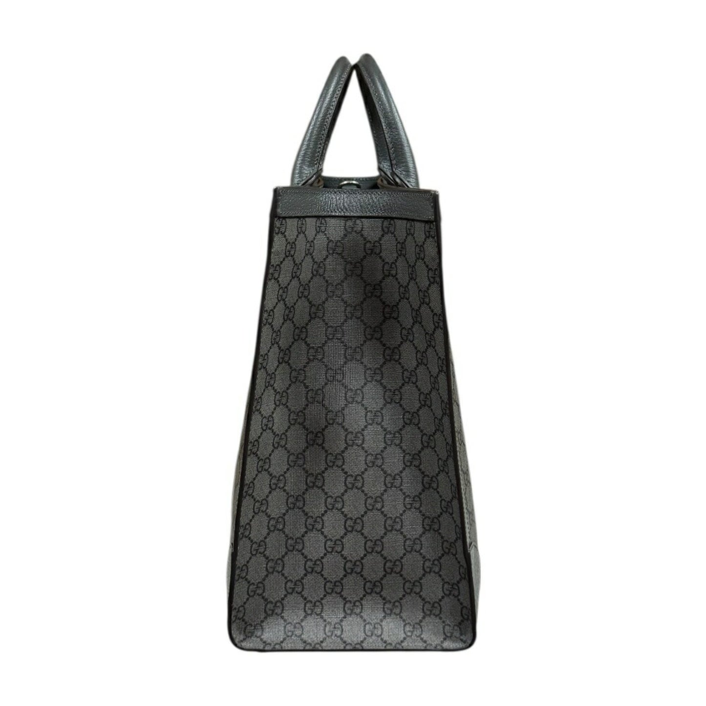 Gucci Large Ophidia Tote Bag In Gg Supreme Canvas (724665) - Gray
