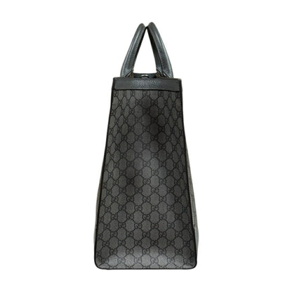 Gucci Large Ophidia Tote Bag In Gg Supreme Canvas (724665) - Gray