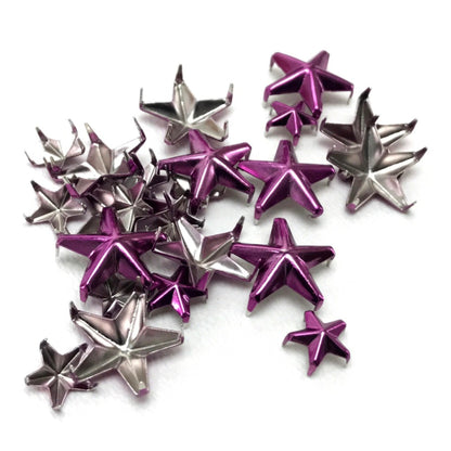 Jimmy Choo 163Filipa.Cim Zip Around Long Wallet Filipa Star Studs Long Wallet Purple Metallic Purple