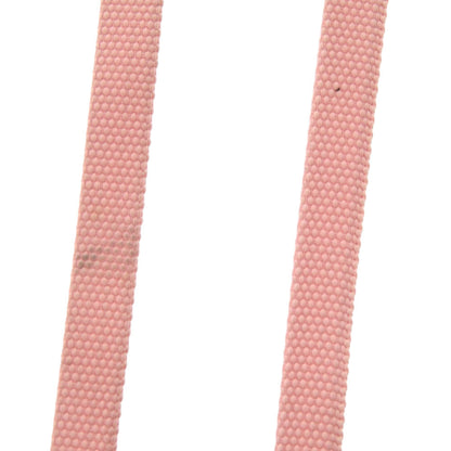 Herv Chapelier Herve Chapelier Nylon Canvas Bag In Pink With Silver Hardware And Shoulder Strap