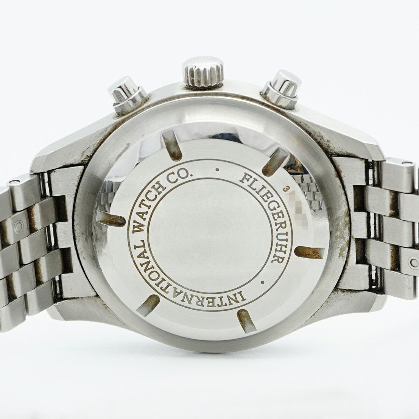 Iwc Schaffhausen Spitfire Iw371705 Silver Dial