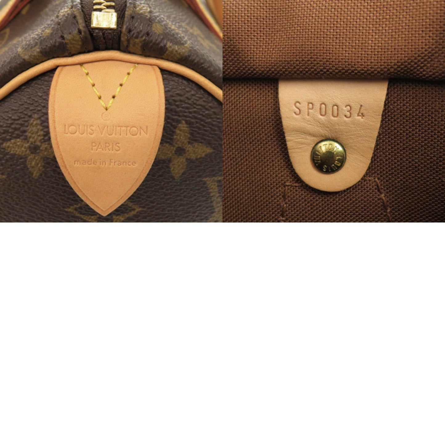 Louis Vuitton Speedy 25 Monogram M41528 Brown Handbag 1117 Louis Vuitton