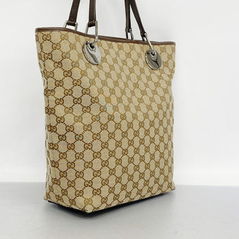 Gucci Gg Canvas Tote Bag 120836 Brown