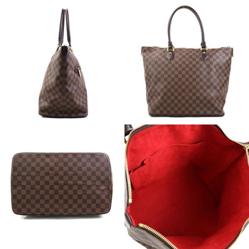 Louis Vuitton Louis Vuitton Shoulder Bag Damier Saleya Gm Canvas Ebene