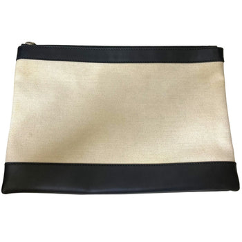 Balenciaga Clutch Bag Black X Natural