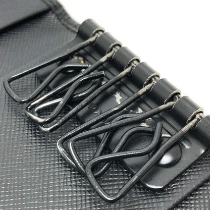 Prada Camouflage 6-Key Holder Long Key Case Nylon