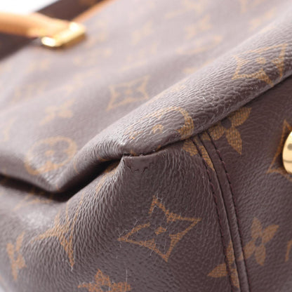 Louis Vuitton Pallas Handbag In Coated Canvas And Leather With Monogram Detailing