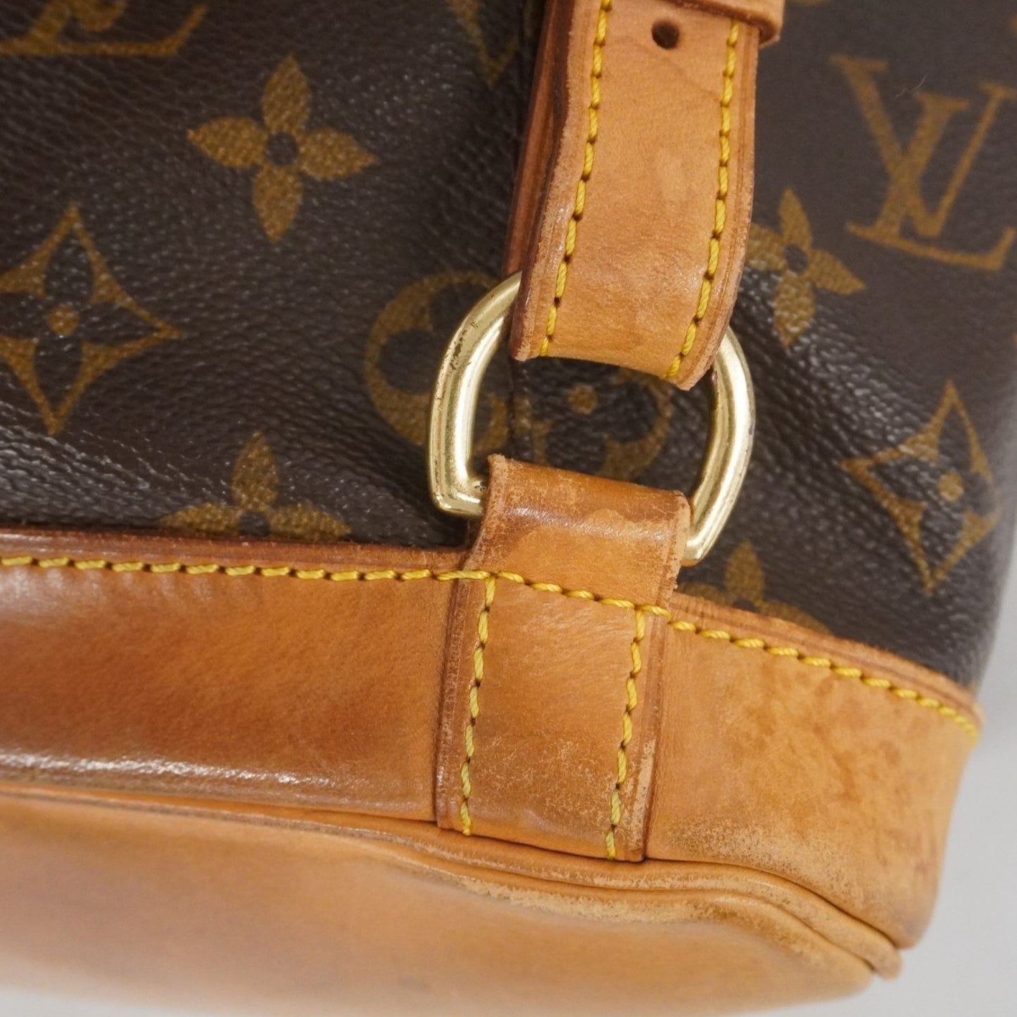 Louis Vuitton Monogram Montsouris Mm Backpack M51136 Brown