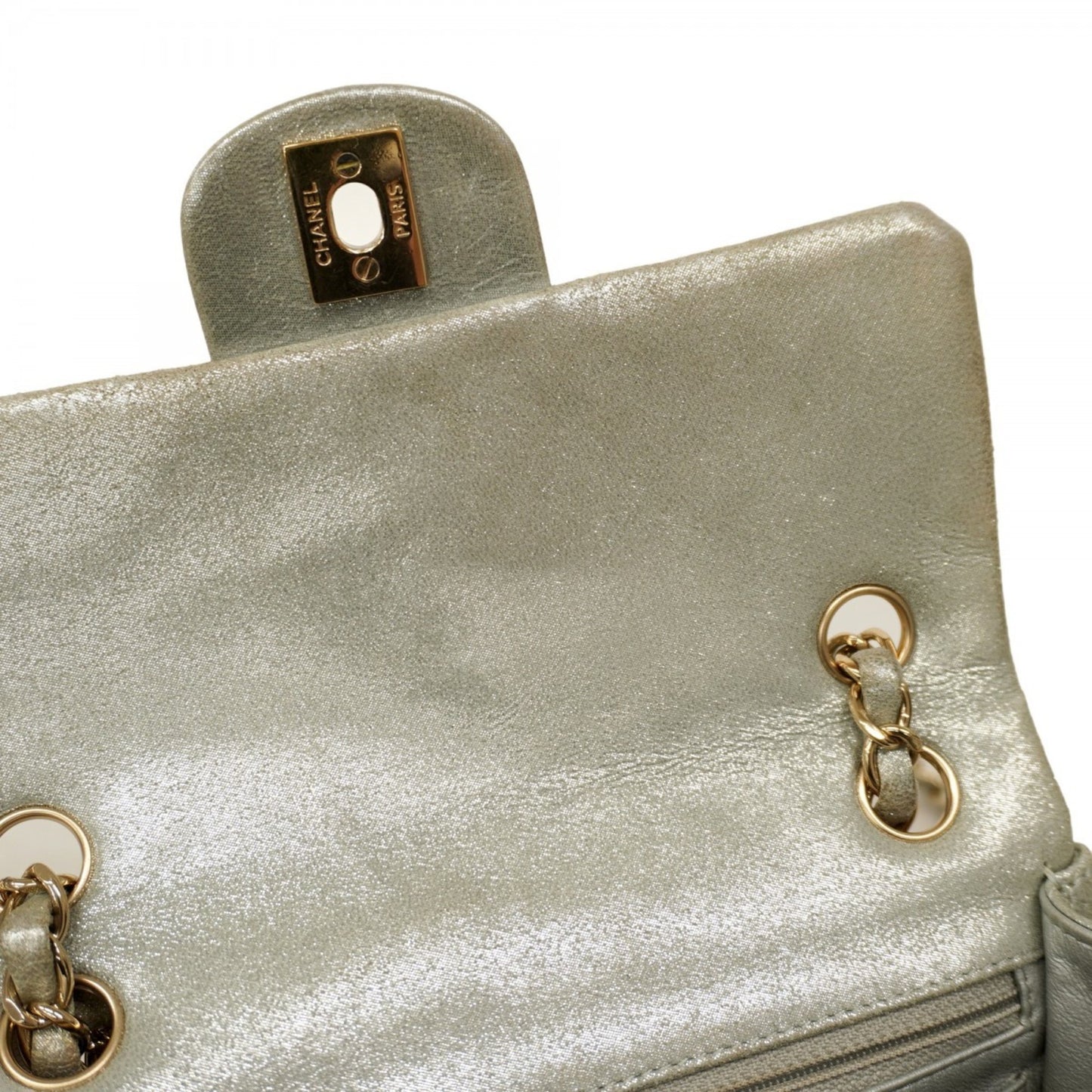 Chanel Mini Matelasse Shoulder Bag With Double Chain