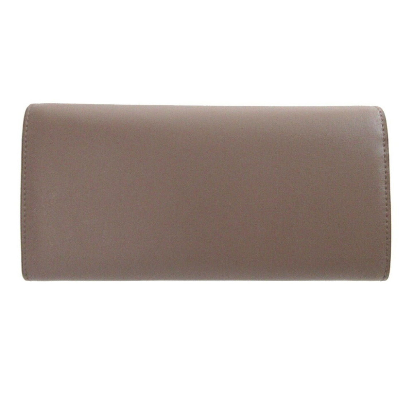 Like New Salvatore Ferragamo Vara Ribbon Leather Grey Bi-Fold Long Wallet 0502Salvatore