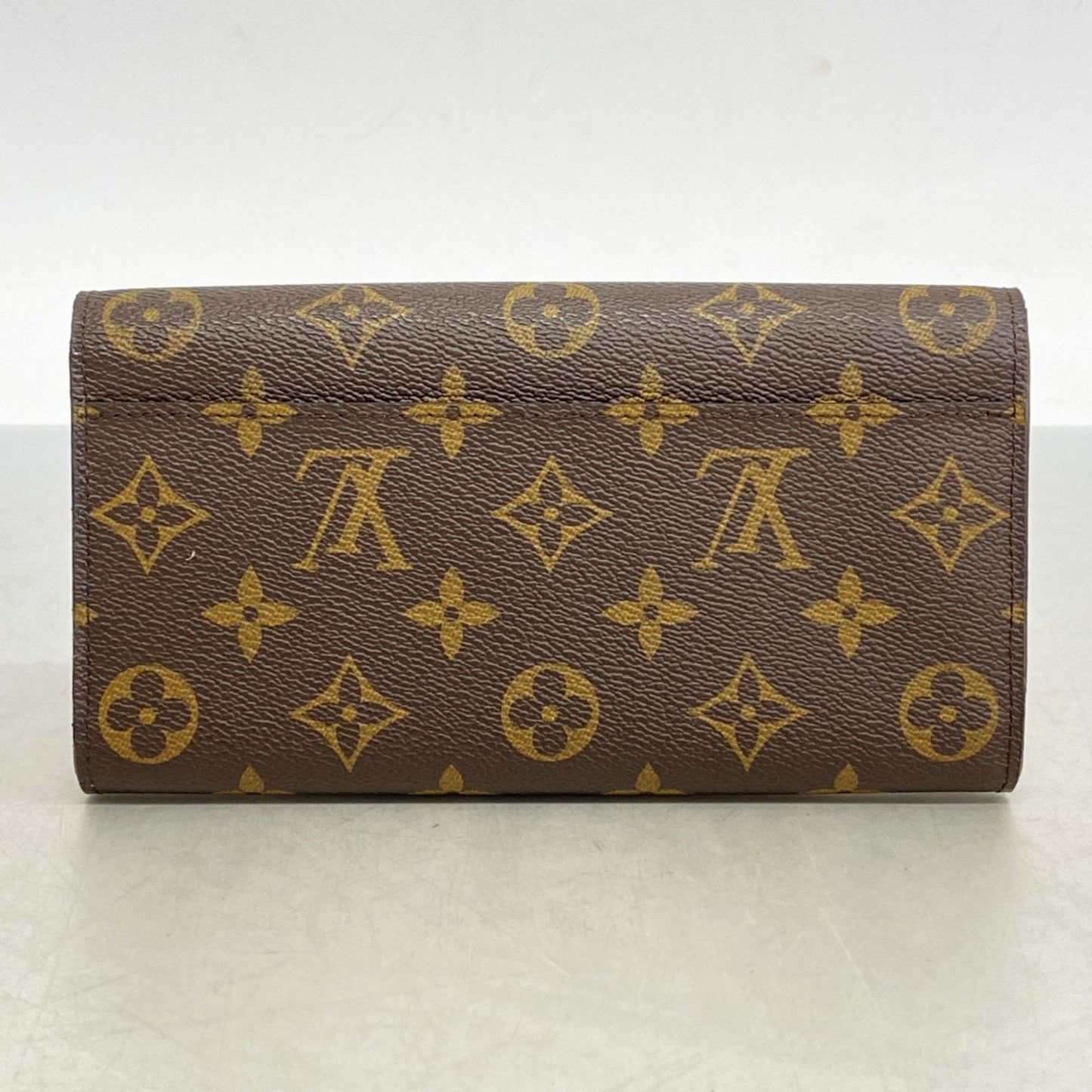 Louis Vuitton Monogram Portefeuille Sarah Long Wallet M62137 Brown