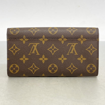 Louis Vuitton Monogram Portefeuille Sarah Long Wallet M62137 Brown
