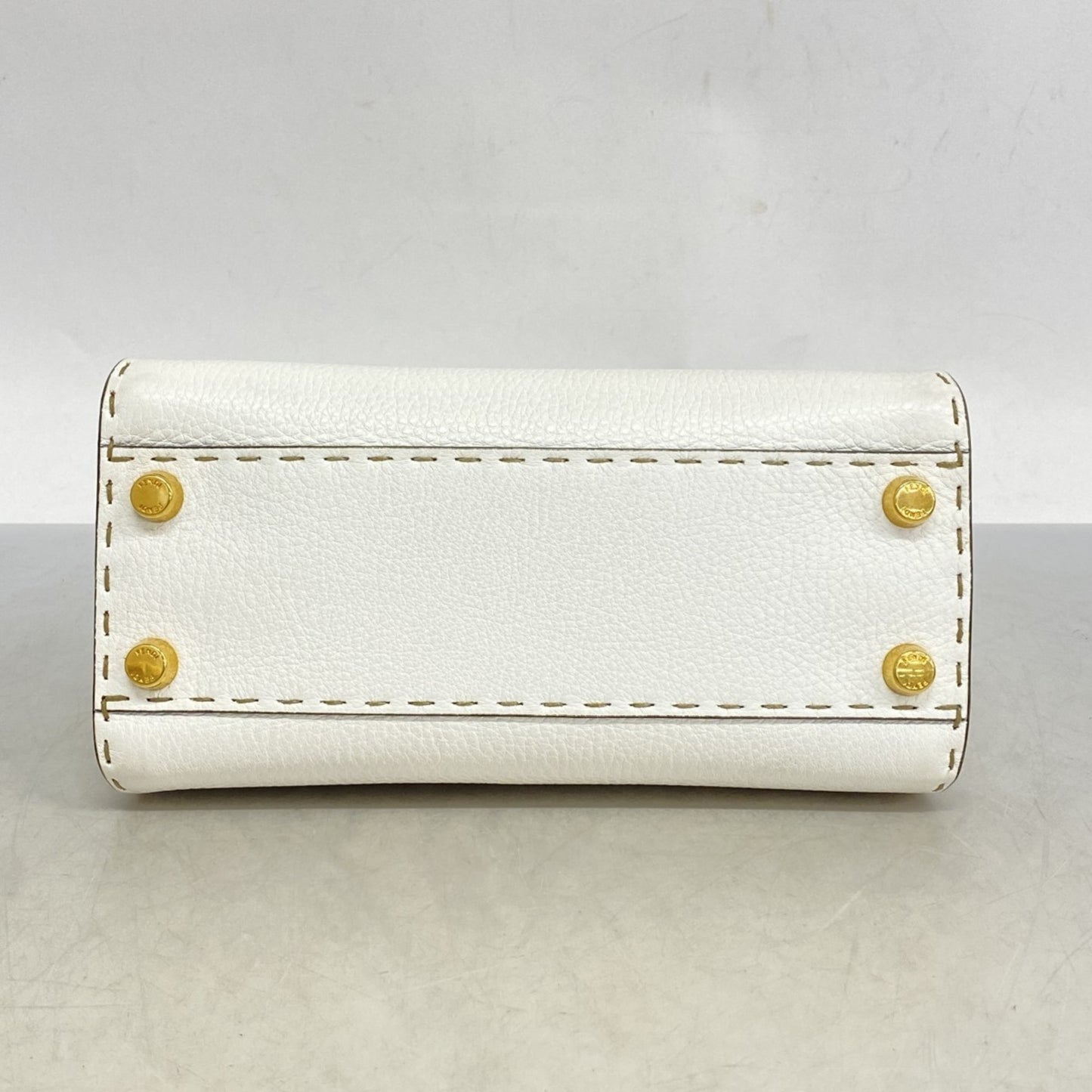 Fendi Selleria Peekaboo Leather Handbag