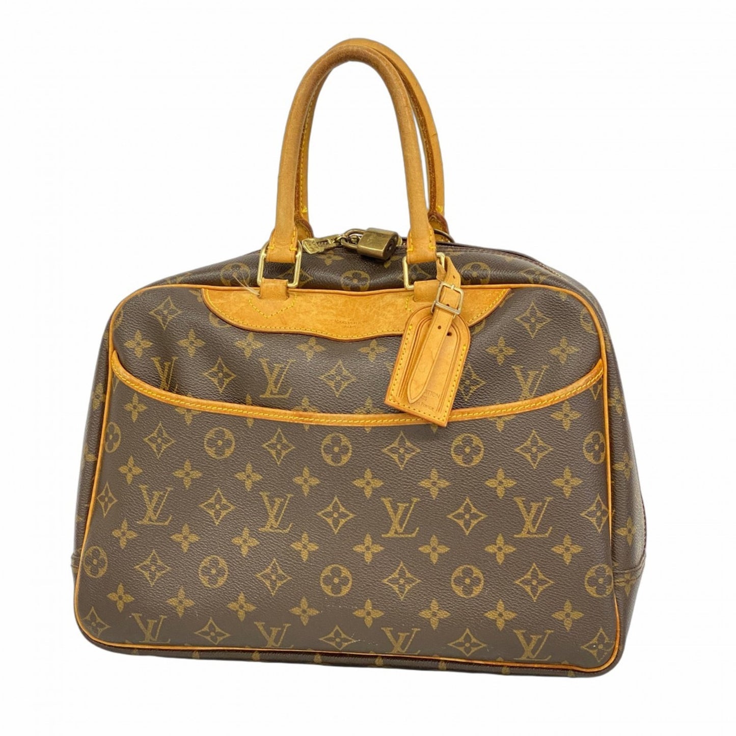 Louis Vuitton Monogram Deauville Handbag M47270 Brown