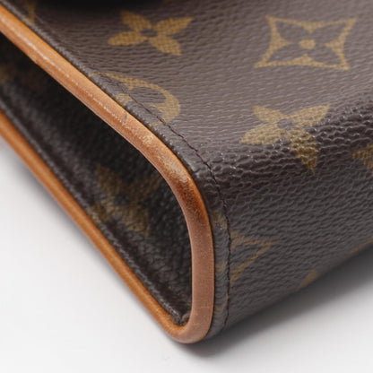Louis Vuitton Florentine Pochette Monogram Waist Bag/Body Bag In Coated Canvas And Leather
