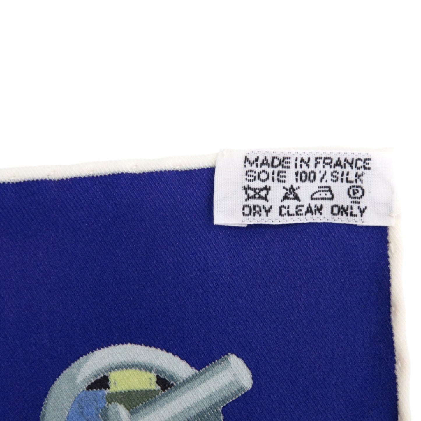 Like New Herms Carr H65 Pois De Soie Silk Multicolor Scarf/Muffler 0042 Hermes