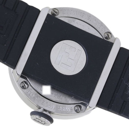 Fendi Boosra F802211 8010L Stainless Steel X Rubber Black
