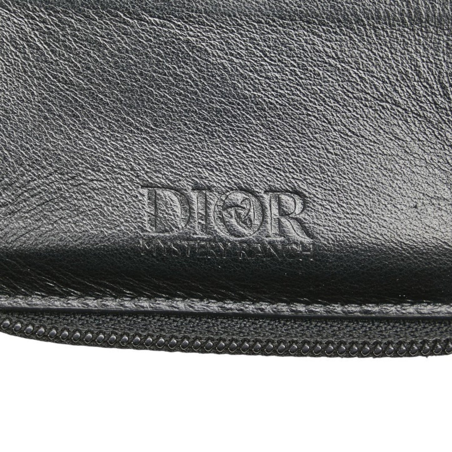 Christian Dior Dior X By Mystery Ranch Bifold Zip Wallet In Black Canvas
