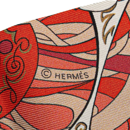 Herms Twilly "Les Flots Du Cheval" Horse Award Scarf