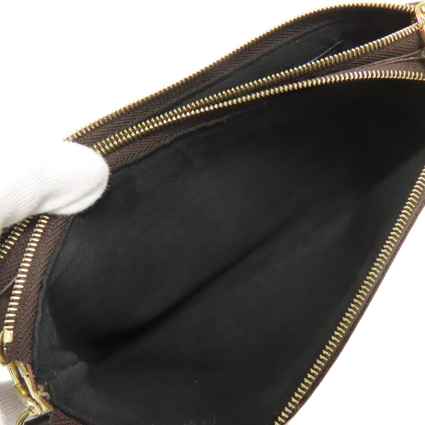 Louis Vuitton M69203 Pochette Double Zip Shoulder Bag Monogram Giant