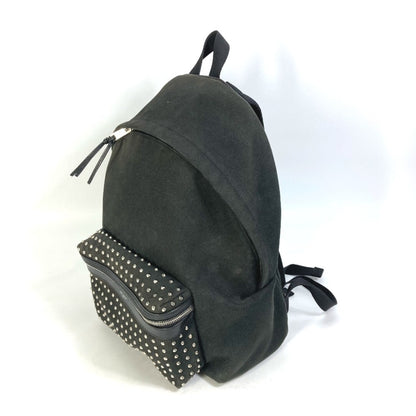 Yves Saint Laurent Saint Laurent Paris 360206 Studded Canvas Backpack