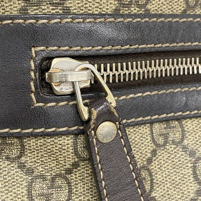 Gucci Gg Supreme Shoulder Bag 295257 Brown Champagne