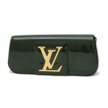 Louis Vuitton Vernis Pochette Soby Clutch Bag Blue Infini M93488 Bp