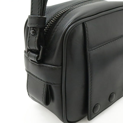 Bottega Veneta Leggero Shoulder Bag/Pochette In Black Leather