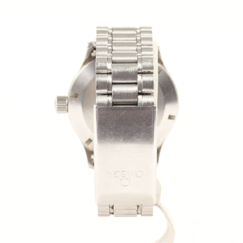 Omega 90S Dynamic 3 Date Automatic Watch Silver Black Dial