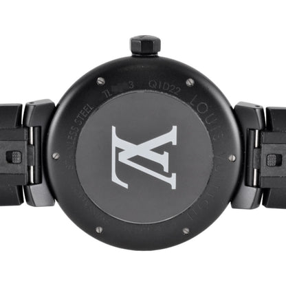 Louis Vuitton Louis Vuitton Q1D22Z Tambour Watch Automatic Black Dial