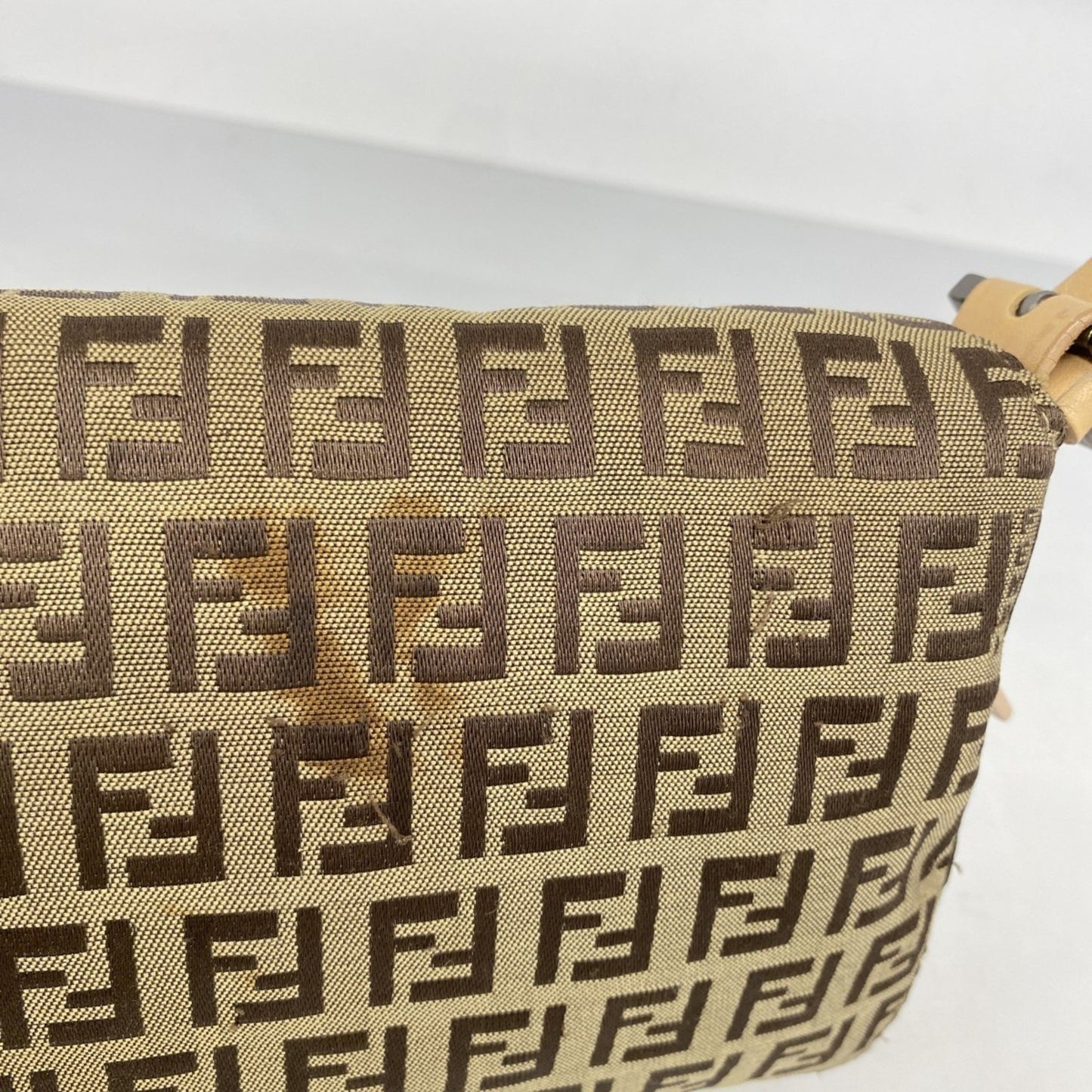 Fendi Zucchino Mamma Bucket Handbag In Nylon Canvas